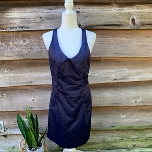Richard Chai for Target Tuxedo Dress Size 11 Navy Blue Satin